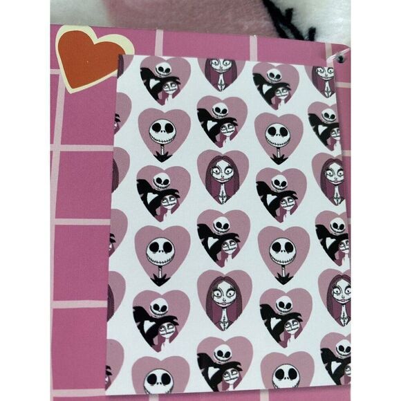 Nightmare Before Christmas Pink Heart Valentines Jack Sally Throw Blanket 50X70” - Picture 3 of 12